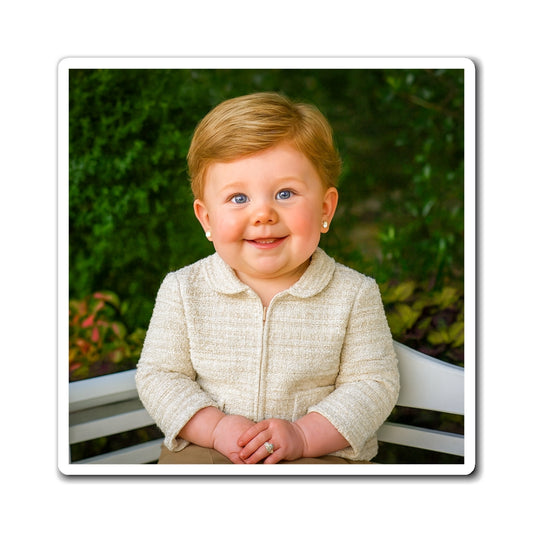 Fridge-Side Manners Magnet - Laura Bush