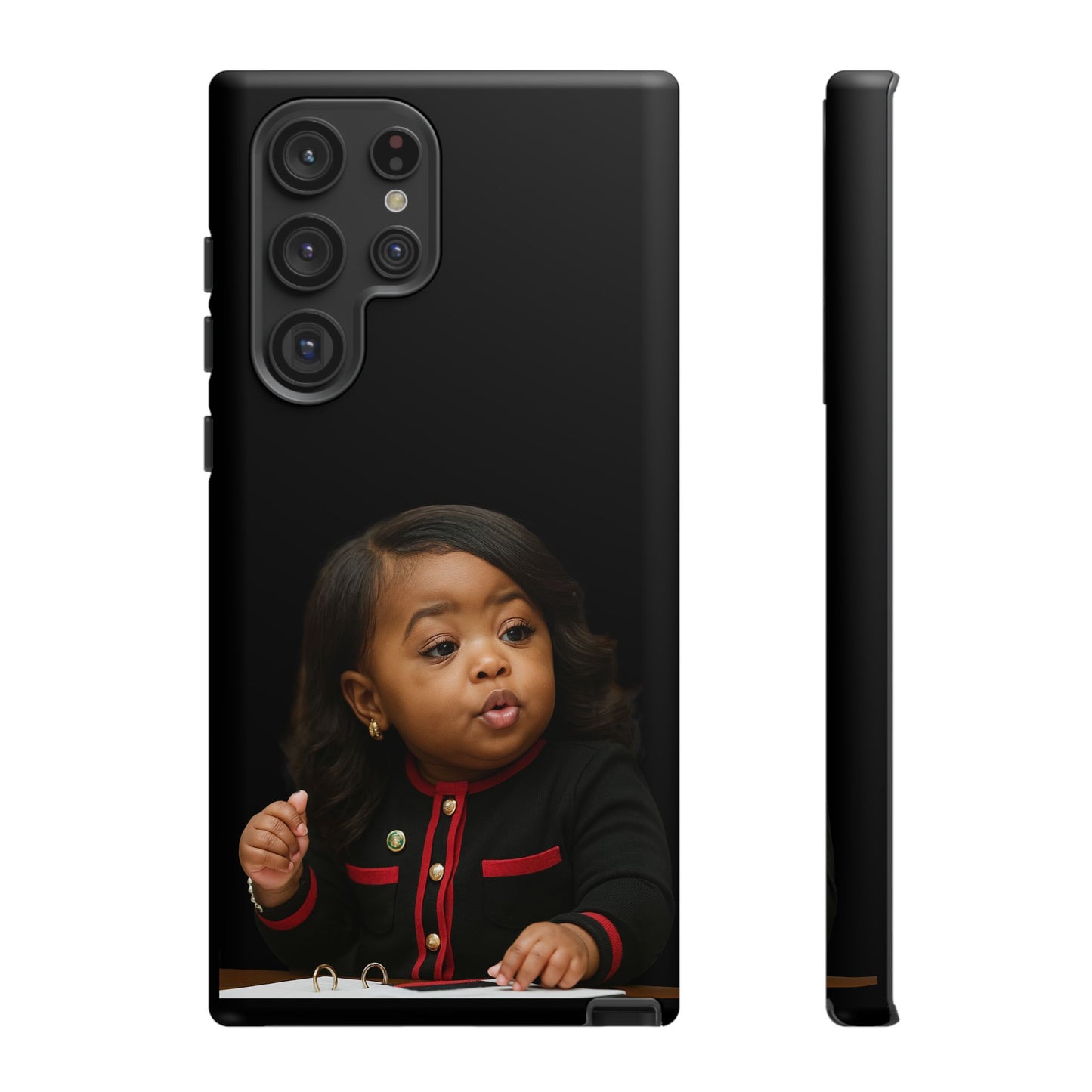 Glossed Up + Ready for the Group Chat Phone Case - Jasmine Crockett