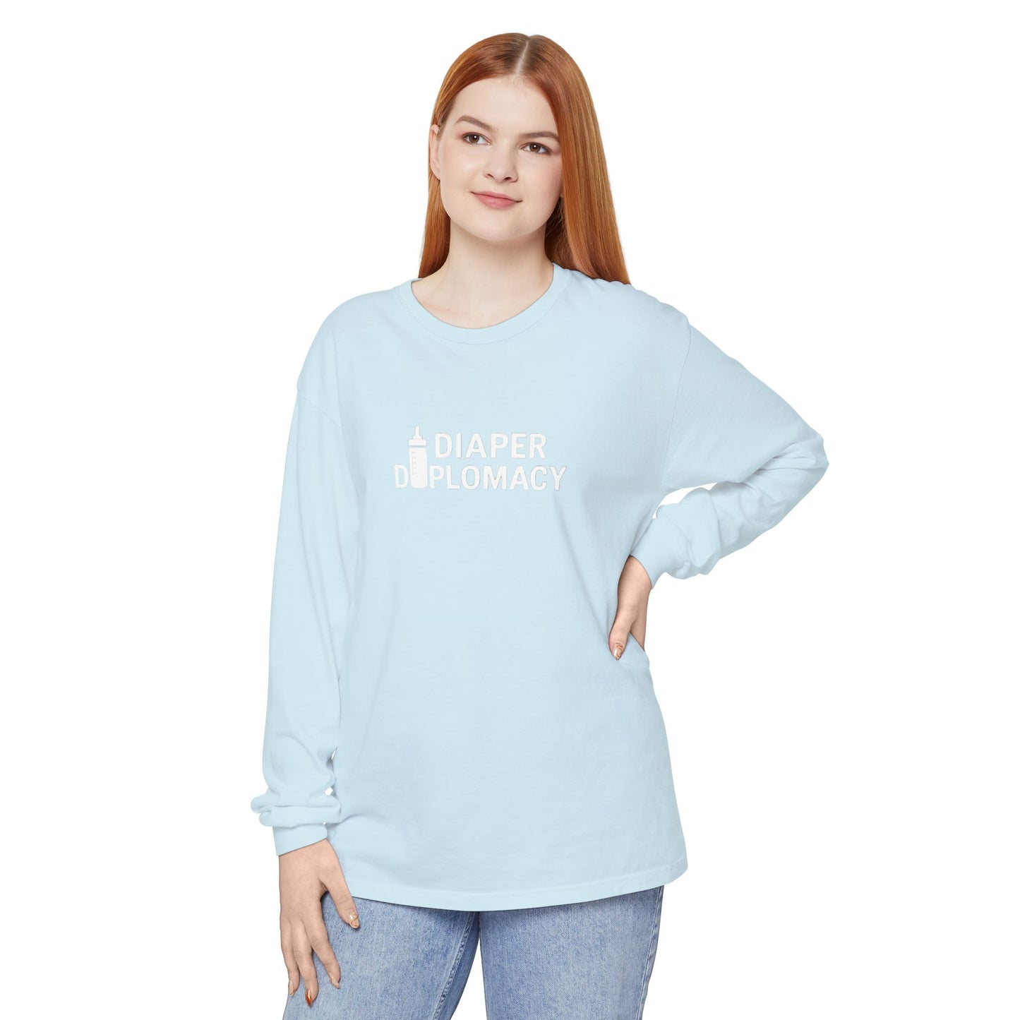 Diaper Diplomacy — Podium Baby Long Sleeve Tee