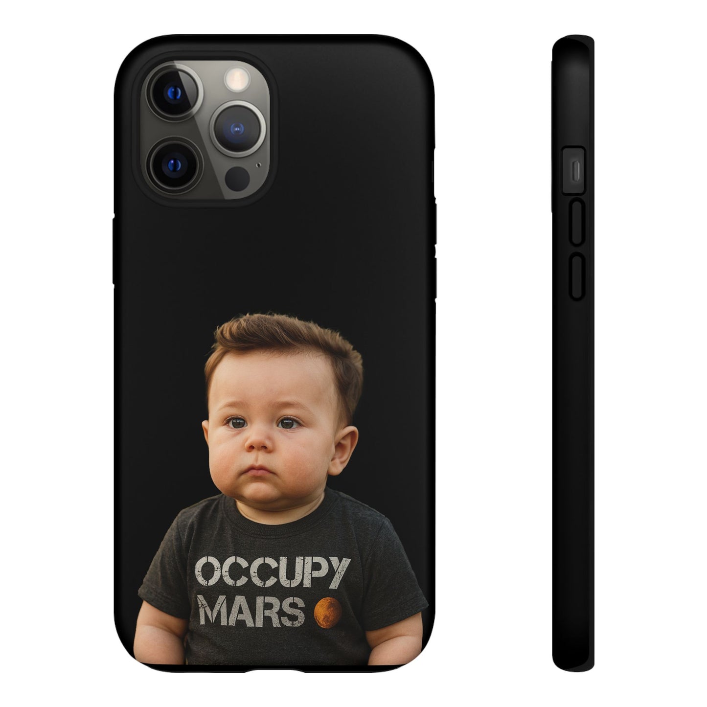Pocket Payload: Dual-Layer Mars Readiness Phone Case - Elon Musk