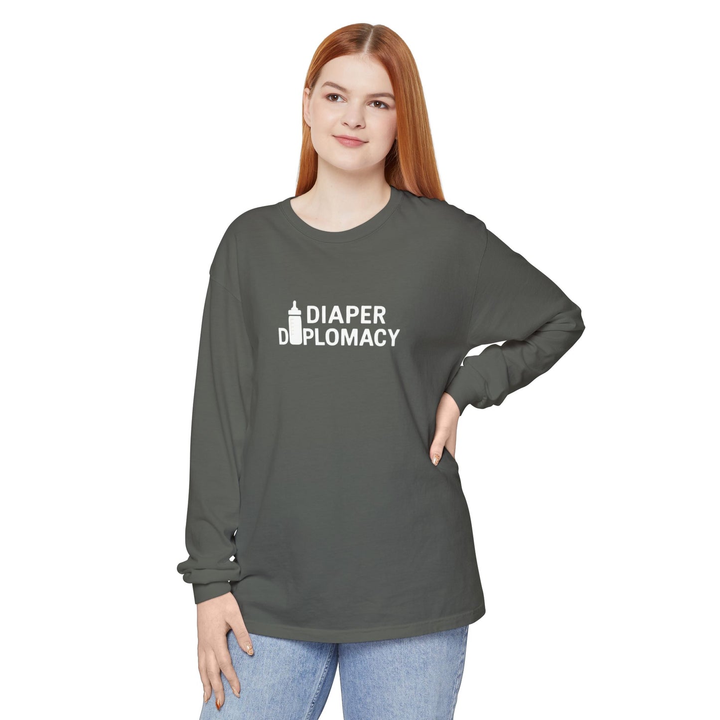 Diaper Diplomacy — Podium Baby Long Sleeve Tee