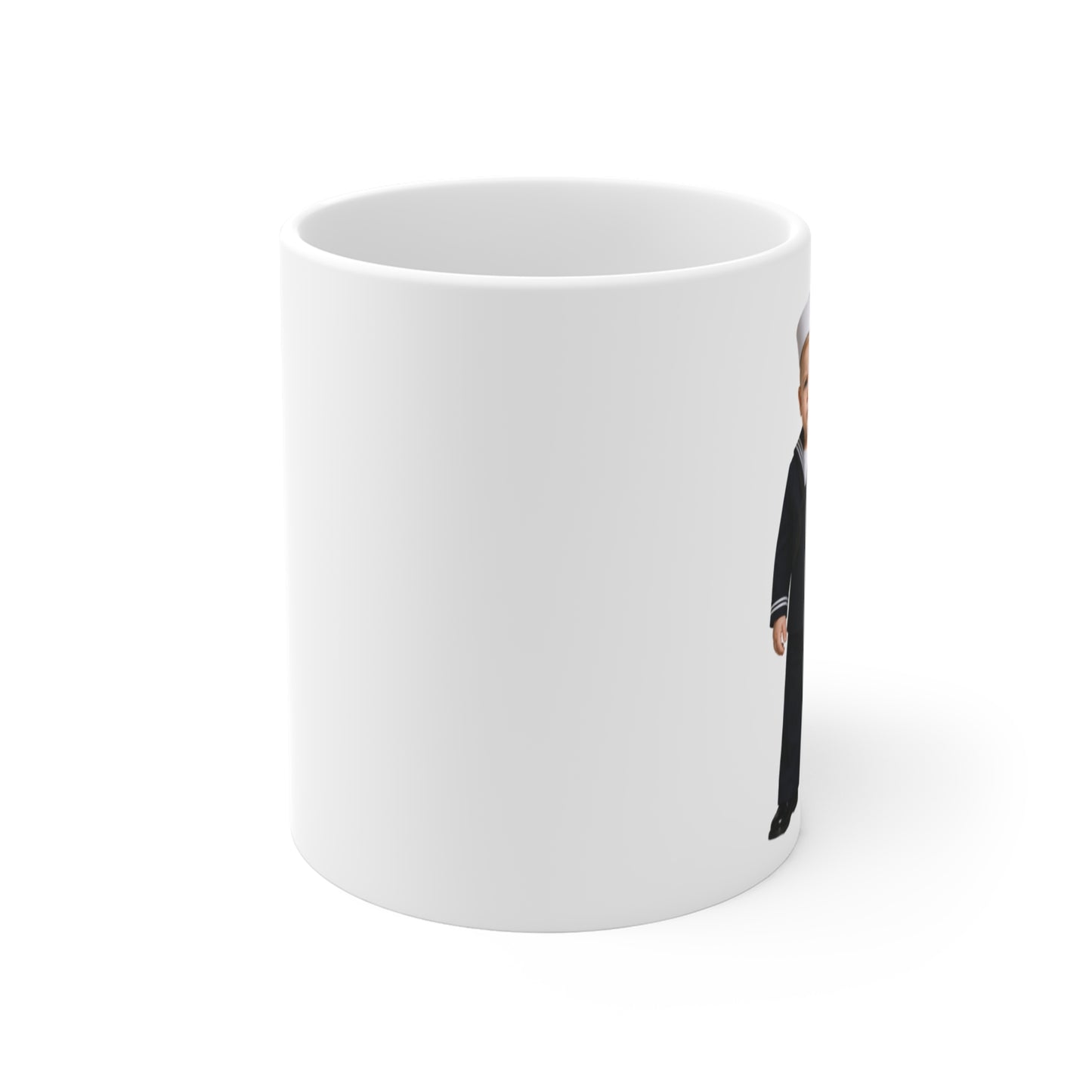 Inspection-Ready Mug - Navy Modern Dress Uniform White Male
