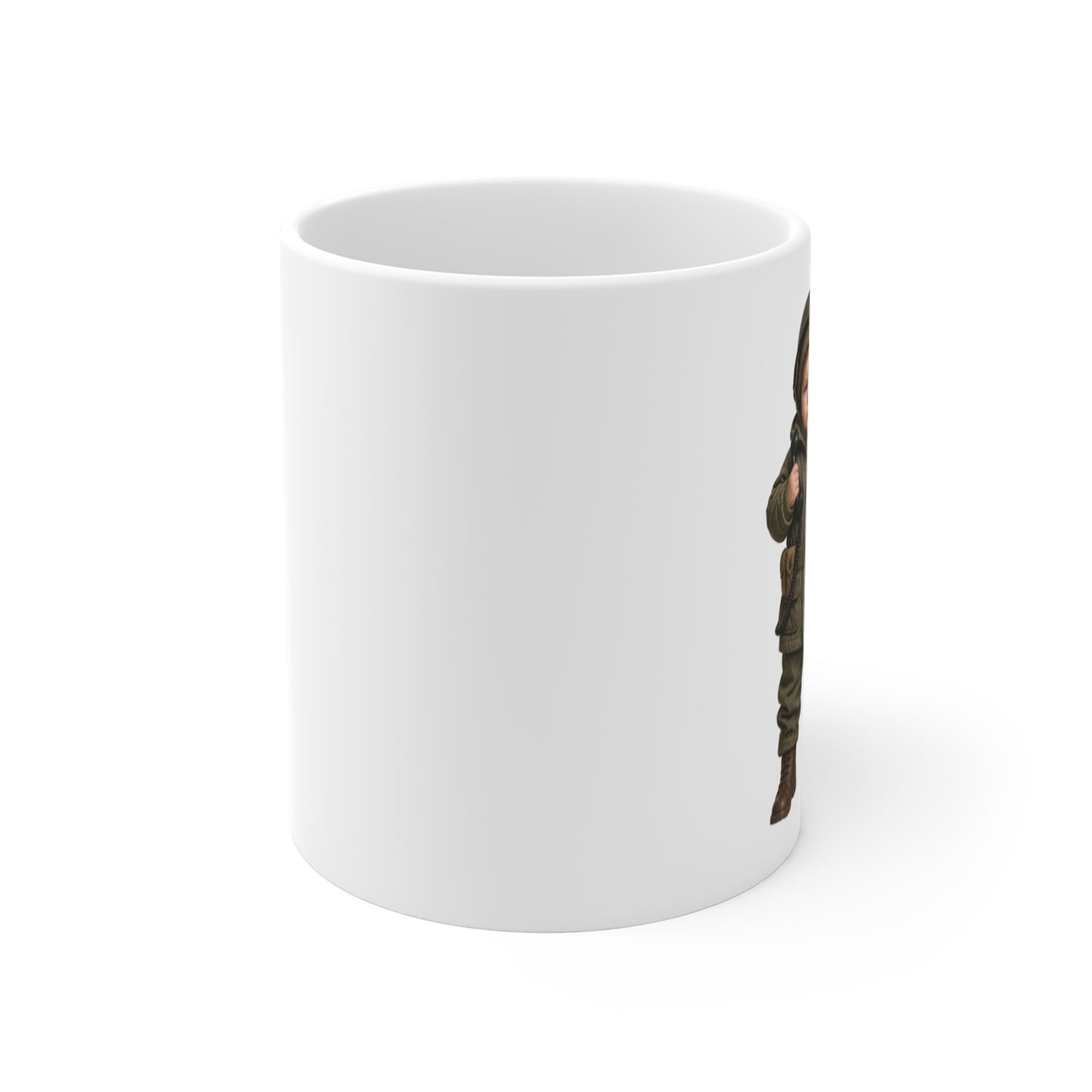 Mess Hall Mug - Marine Corps Korean War Winter Radio Operator