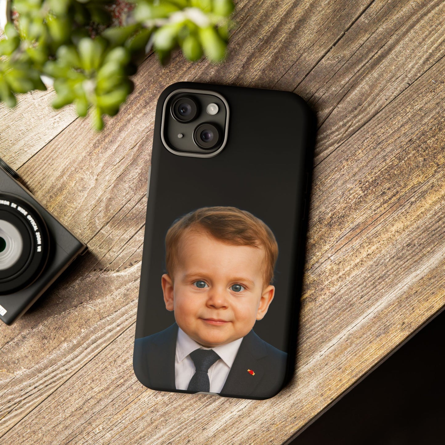 Pocket Élysée Protection Phone Case - Emmanuel Macron