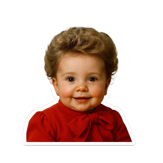 Stick to Clean Living Sticker - Nancy Reagan