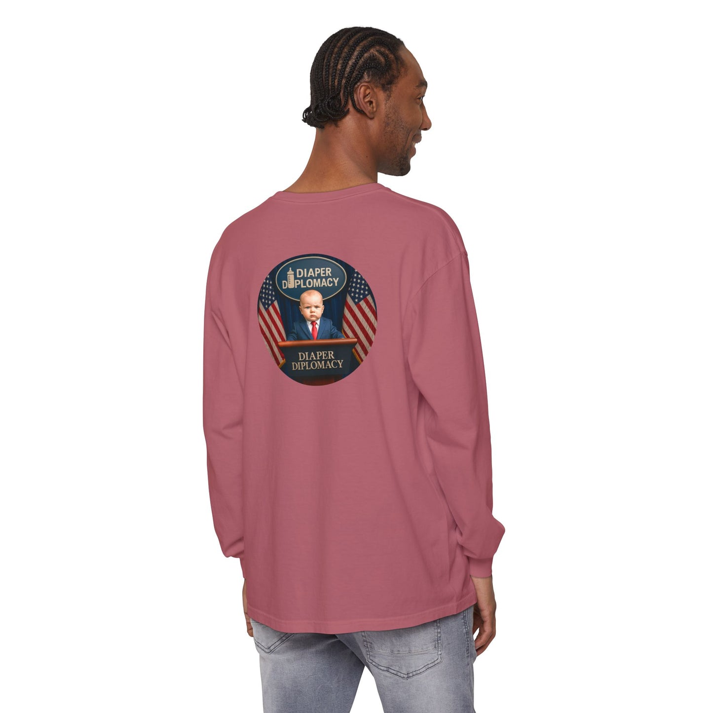 Diaper Diplomacy — Podium Baby Long Sleeve Tee