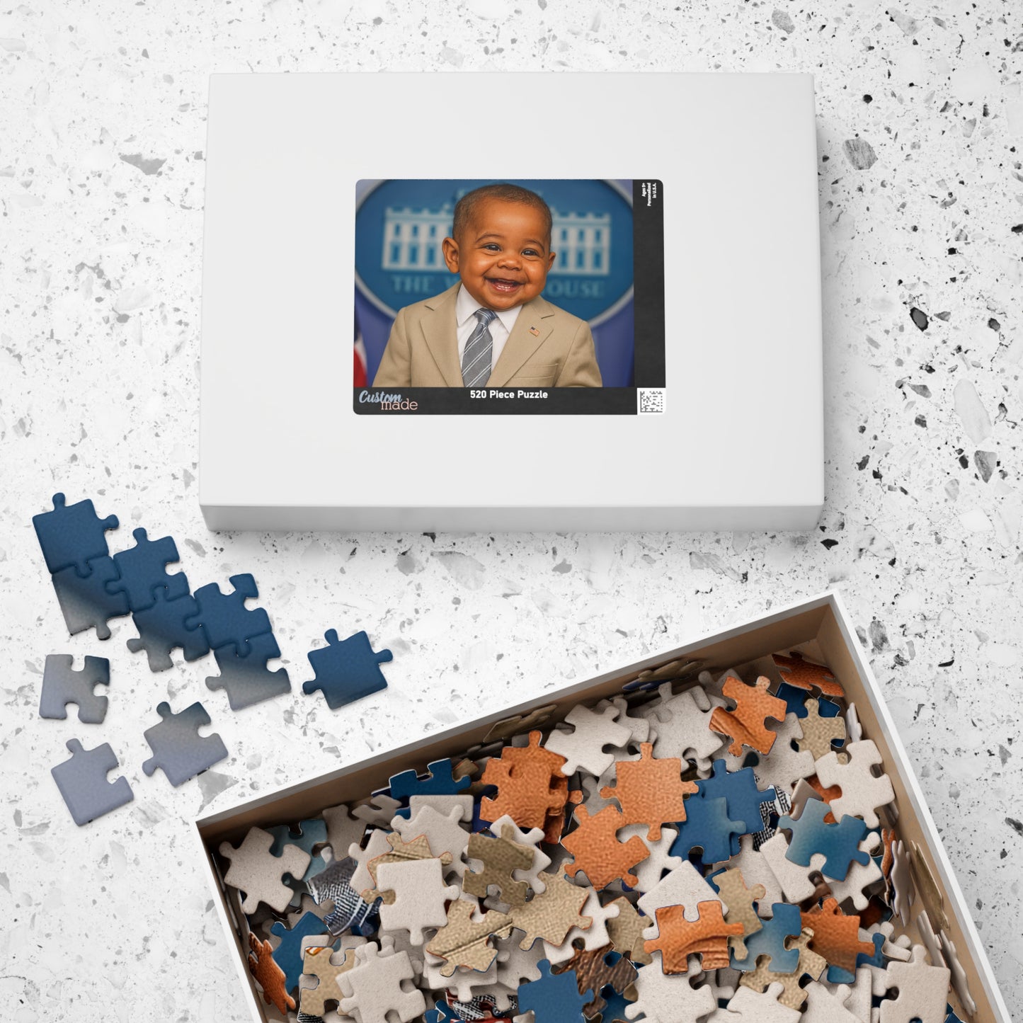 Executive Drip: Baby Obama Tan Suit Puzzle (520 Pieces)