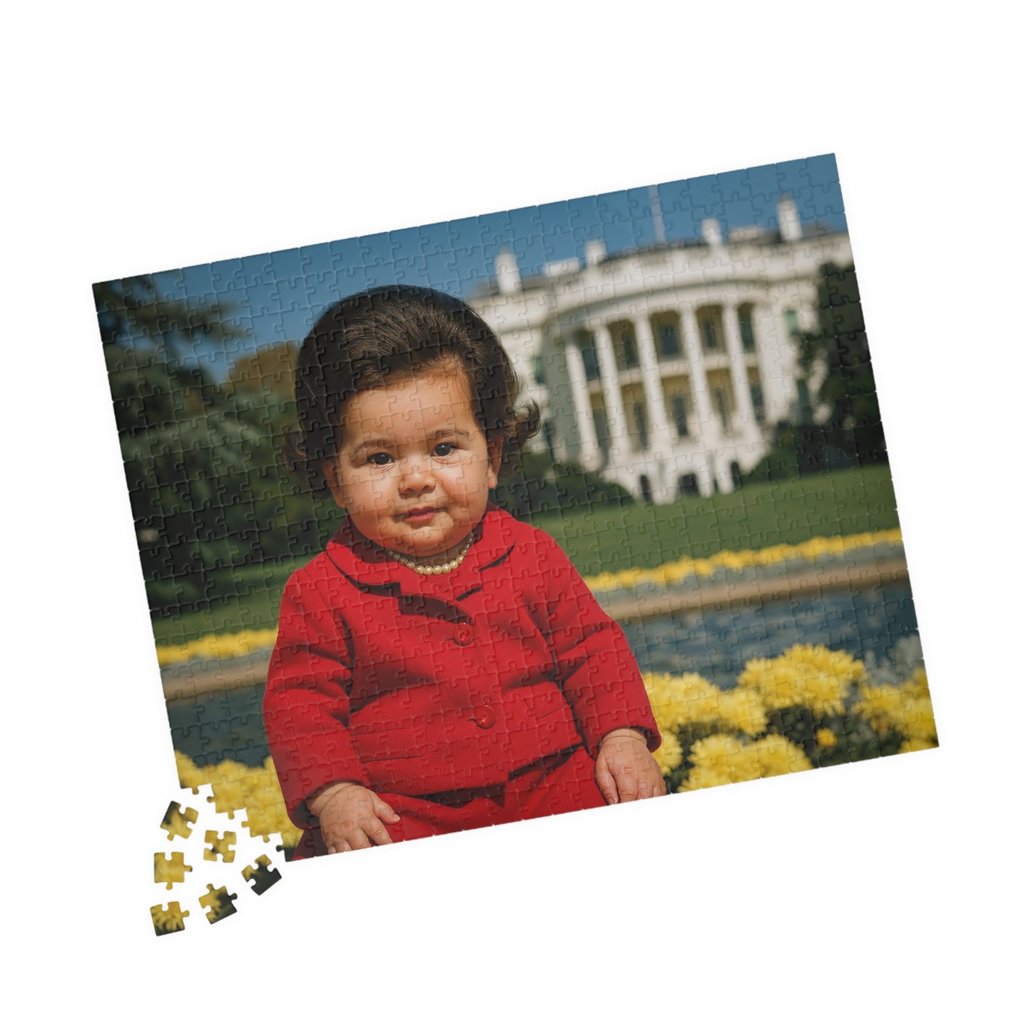 Bloom by Bloom—Piece by Piece Puzzle (520 Pieces) - Claudia Taylor (Lady Bird) Johnson