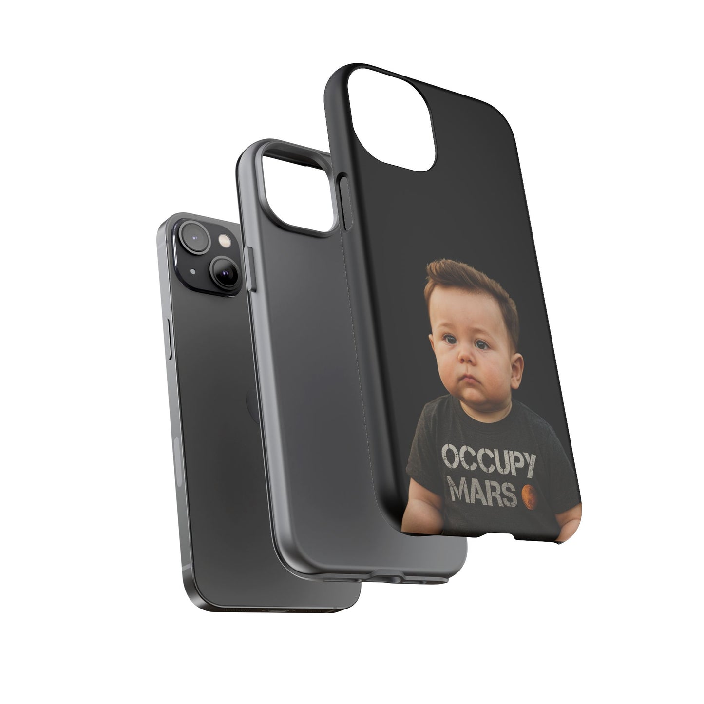 Pocket Payload: Dual-Layer Mars Readiness Phone Case - Elon Musk