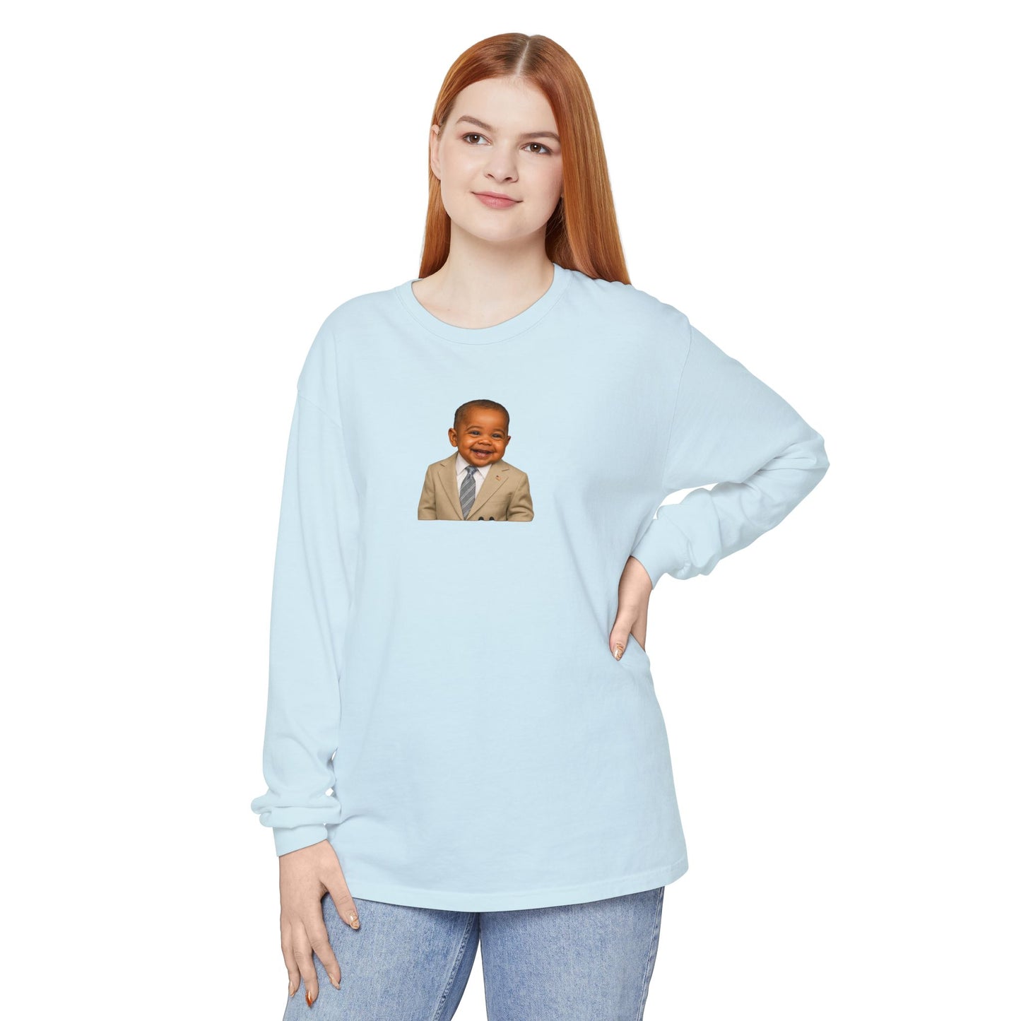"Yes We Tan" Long Sleeve Shirt - Barack Obama