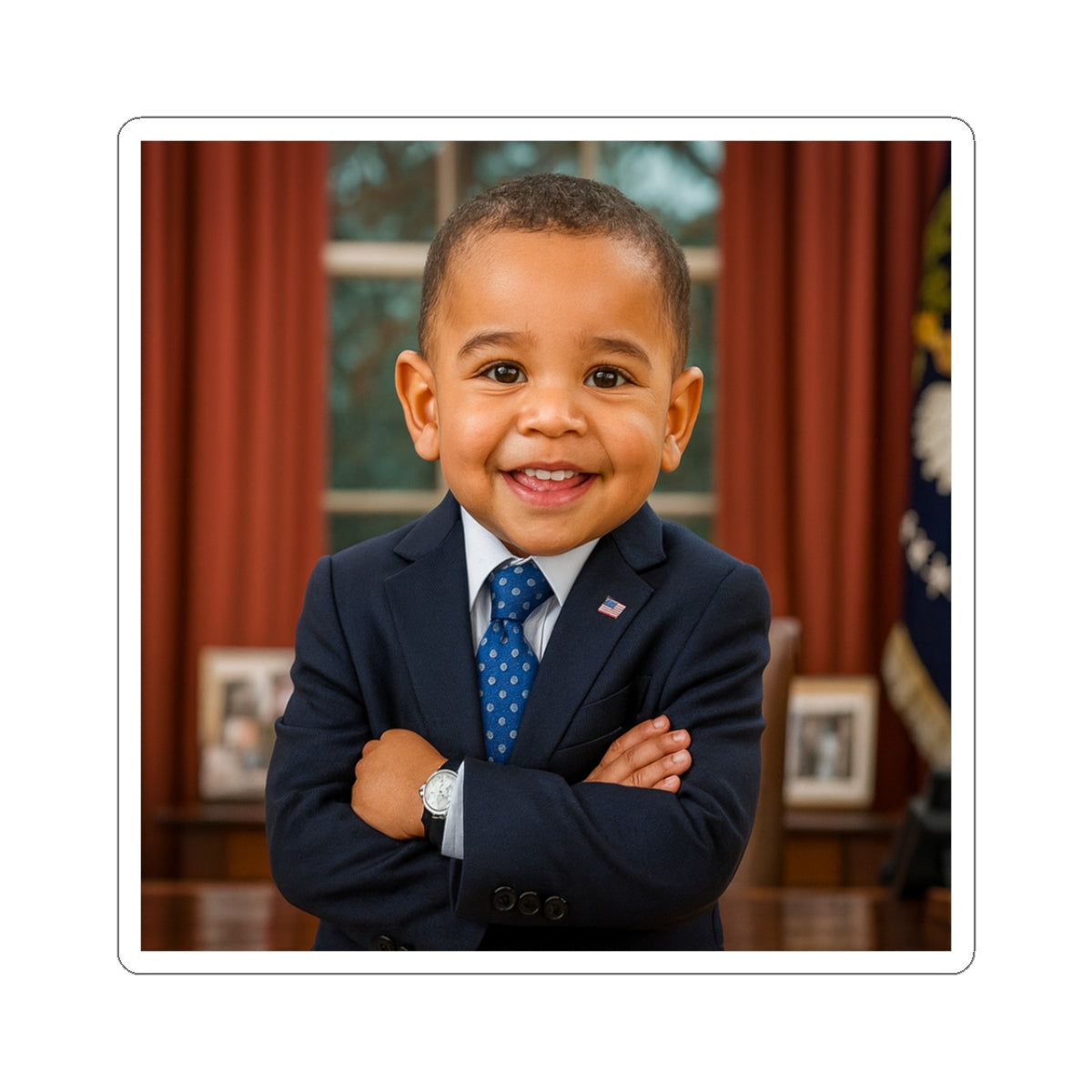 Let Me Be Sticky Sticker - Barack Obama