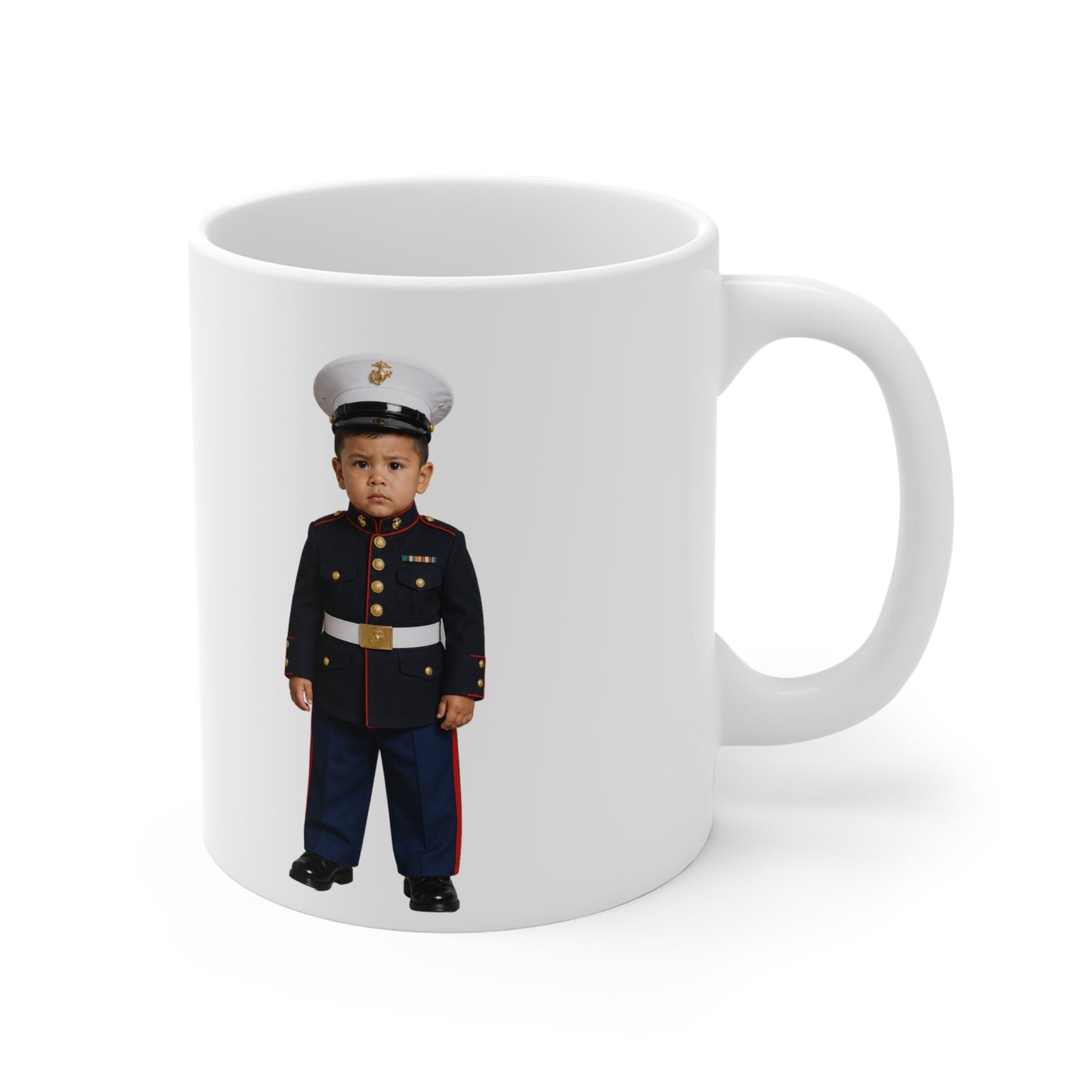 Inspection-Ready Mug - Marine Corps Modern Dress Uniform Hispanic Male