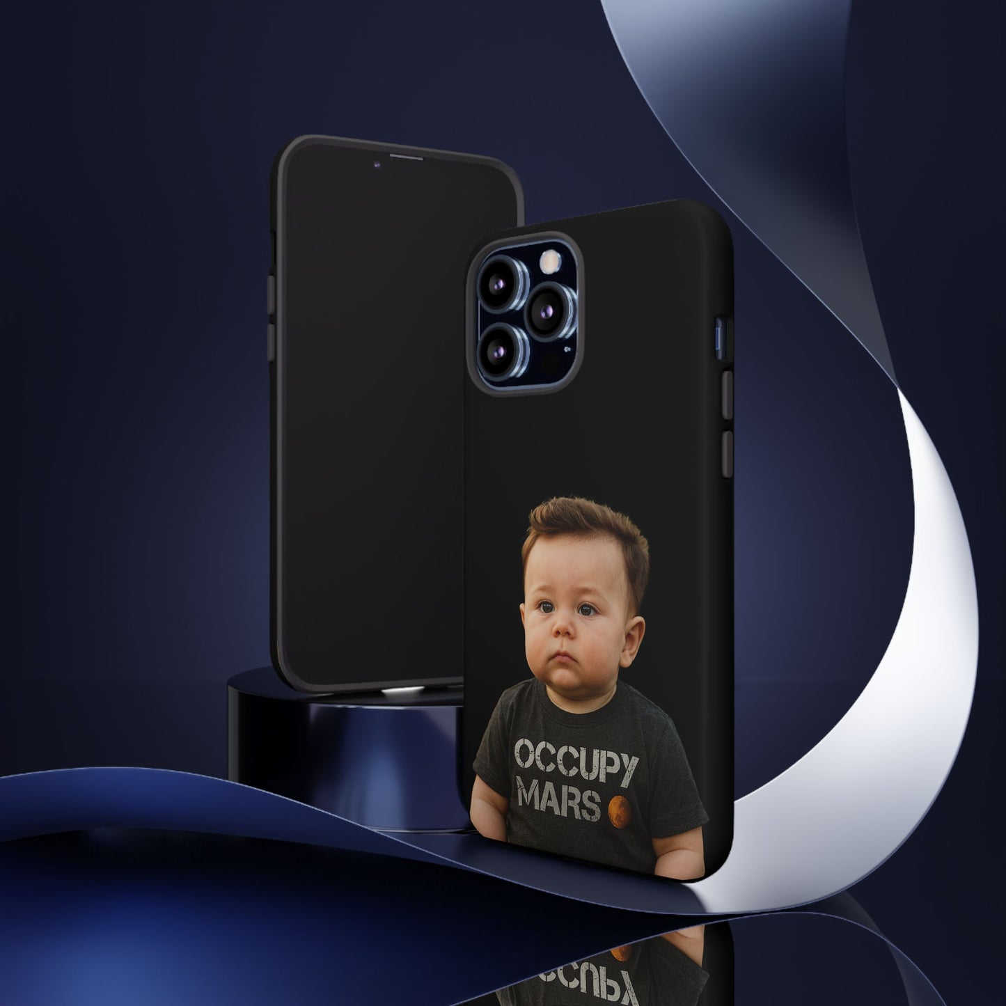 Pocket Payload: Dual-Layer Mars Readiness Phone Case - Elon Musk