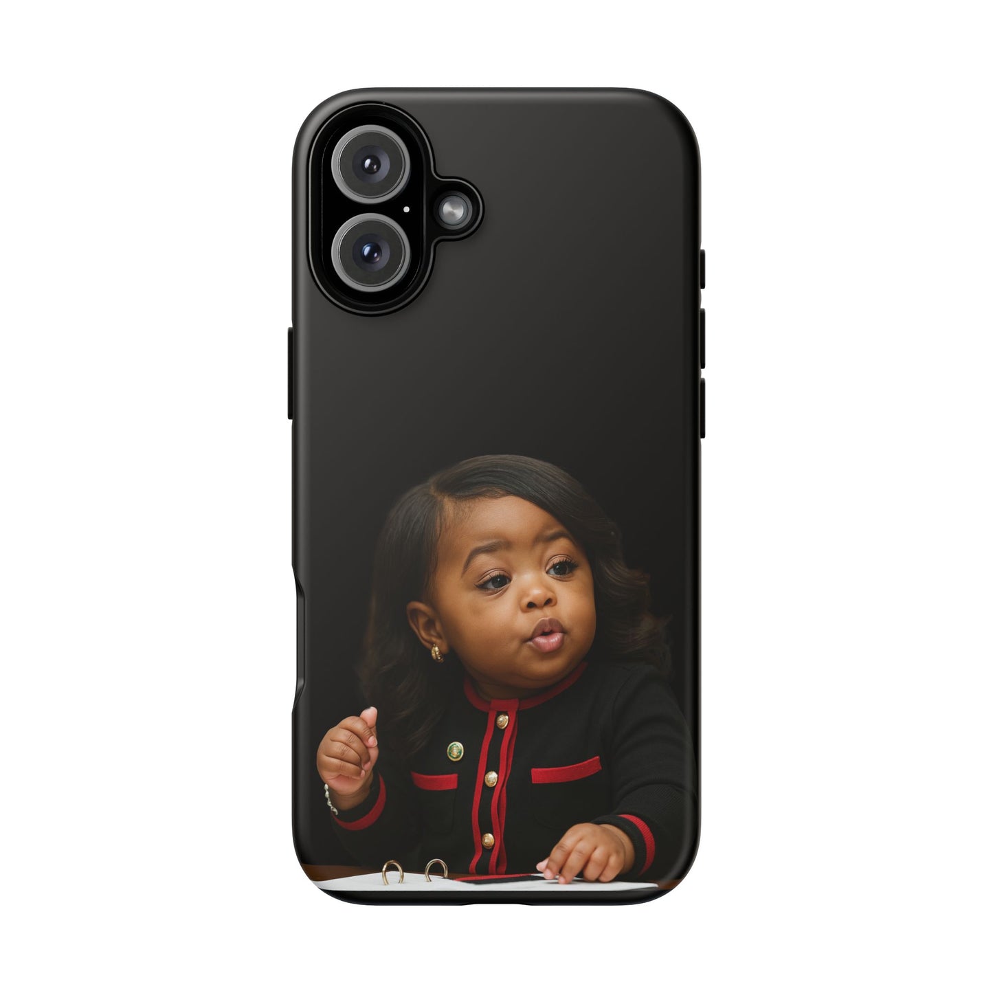Glossed Up + Ready for the Group Chat Phone Case - Jasmine Crockett