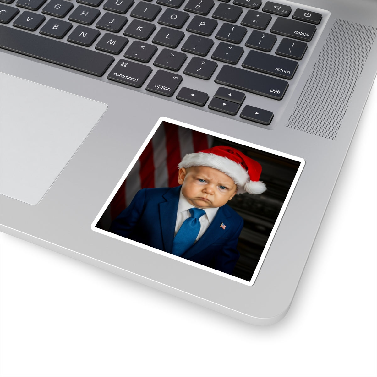 Make Chrismtas Great Again Sticker - Donald J. Trump