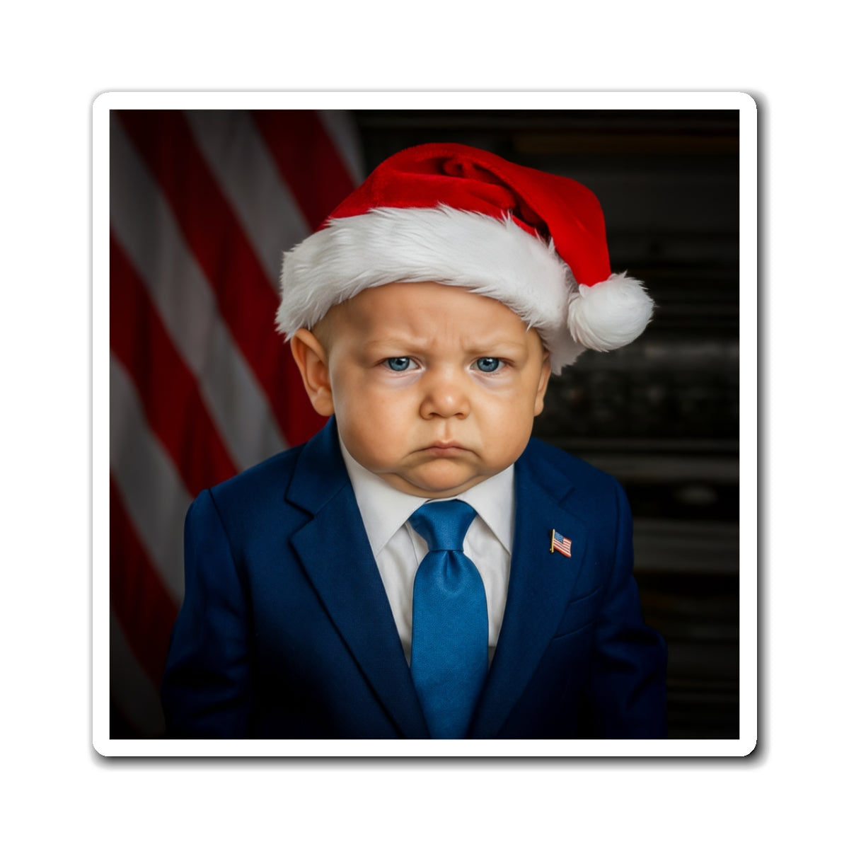 Make Christmas Great Again Magnet - Donald J. Trump