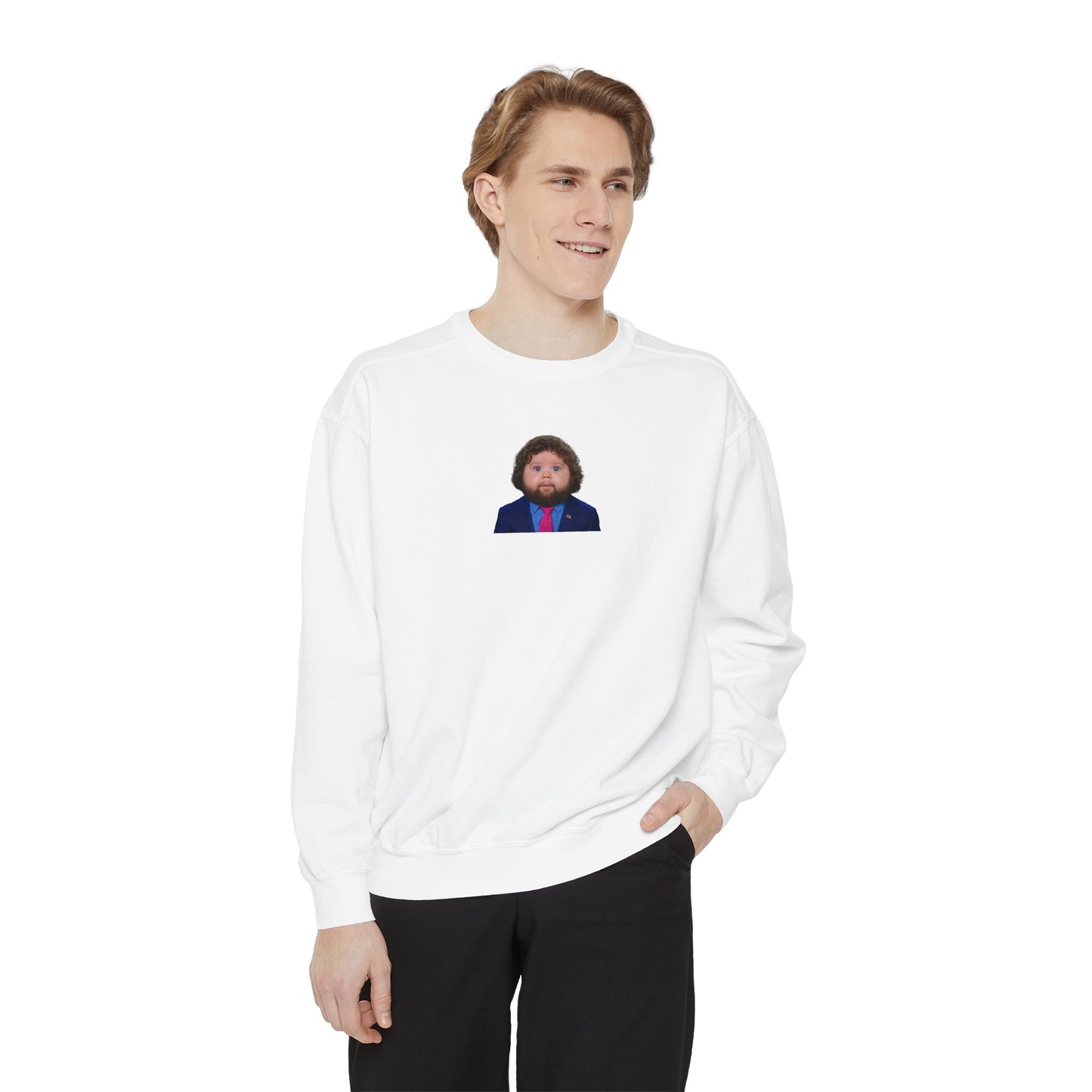 Unholy Mullet That Defies Physics Crewneck Sweatshirt - JD Vance