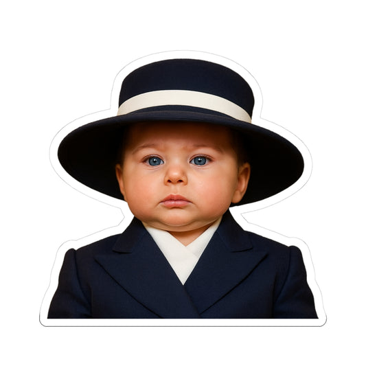 “High Fashion, Low Tolerance” - Melania Trump Sticker