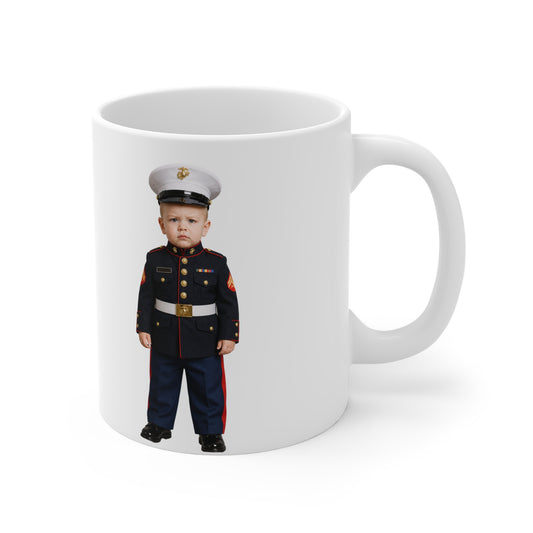 Mess Hall Mug - Marine Corps Modern Dress Uniform White Male